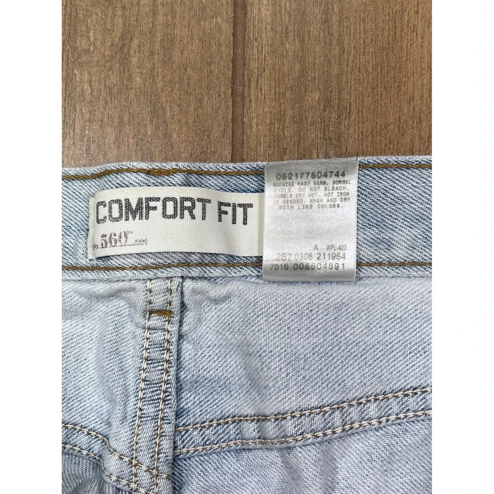 Levis 560 Comfort Fit Jeans‎ Mens 36x32 Light Wash Distressed Denim grunge